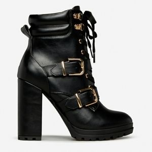 Analisa Block Heel Bootie 